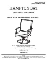 HAMPTON BAY GENEVA WOVEN FRS60786S-2PKB Use And Care Manual предпросмотр