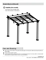 Preview for 7 page of HAMPTON BAY GFM00467F Use And Care Manual