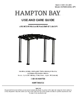 Preview for 1 page of HAMPTON BAY GFM00469A-CPY Use And Care Manual