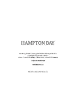 Предварительный просмотр 6 страницы HAMPTON BAY GFM30731E-NET Use And Care Manual