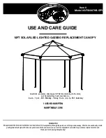 HAMPTON BAY GFS00679B-CPY Use And Care Manual preview