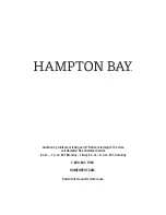 Preview for 17 page of HAMPTON BAY GFT-31802 Use And Care Manual