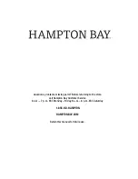 Предварительный просмотр 14 страницы HAMPTON BAY GG-11110-AAA Use And Care Manual