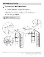 Предварительный просмотр 11 страницы HAMPTON BAY GGHL00019 Use And Care Manual