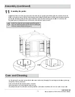 Предварительный просмотр 15 страницы HAMPTON BAY GGHL00019 Use And Care Manual