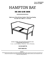 Предварительный просмотр 1 страницы HAMPTON BAY Gladstone LQ629L Use And Care Manual