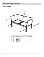 Предварительный просмотр 4 страницы HAMPTON BAY Gladstone LQ629L Use And Care Manual