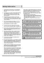 Preview for 3 page of HAMPTON BAY GLENDALE AG524-FB Use And Care Manual