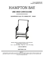 HAMPTON BAY GLENRIDGE FALLS FCS80433-ST-2 Use And Care Manual предпросмотр