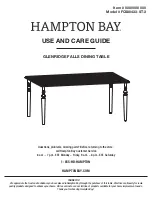 Preview for 9 page of HAMPTON BAY GLENRIDGE FALLS FCS80433-ST-2 Use And Care Manual