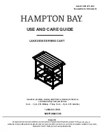 HAMPTON BAY GO-11063-AAR Use And Care Manual preview