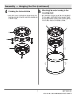 Предварительный просмотр 9 страницы HAMPTON BAY GRANTWAY 48 RD5114B-BN Use And Care Manual