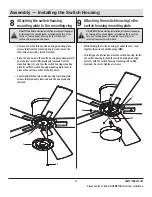 Предварительный просмотр 11 страницы HAMPTON BAY GRANTWAY 48 RD5114B-BN Use And Care Manual