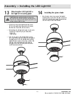 Предварительный просмотр 15 страницы HAMPTON BAY GRECO II Use And Care Manual