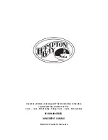 Preview for 16 page of HAMPTON BAY GSM00223A Use And Care Manual