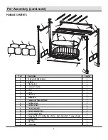 Preview for 4 page of HAMPTON BAY GSM00340A Use And Care Manual