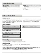 Preview for 2 page of HAMPTON BAY GSS00132D Use And Care Manual