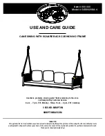 HAMPTON BAY GSS00208A-4 Use And Care Manual preview