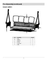 Preview for 4 page of HAMPTON BAY GSS00208B-4 Use And Care Manual