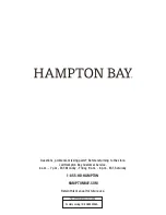 Предварительный просмотр 7 страницы HAMPTON BAY GSS00208B-4 Use And Care Manual