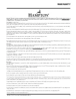 Preview for 47 page of HAMPTON BAY H25-LP1 Owners & Installation Manual