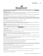 Preview for 47 page of HAMPTON BAY H27-NG10 Owners & Installation Manual