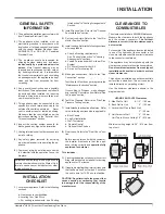 Предварительный просмотр 8 страницы HAMPTON BAY H35-NG2 Owners & Installation Manual