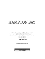 Предварительный просмотр 7 страницы HAMPTON BAY HAMPSHIRE FRS60860R-2PK Use And Care Manual