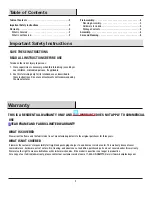 Preview for 2 page of HAMPTON BAY HARMONY HILL GC-51050A-SSP Use And Care Manual