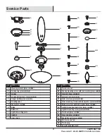 Предварительный просмотр 21 страницы HAMPTON BAY HARPER AM214-WH Use And Care Manual