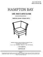 Предварительный просмотр 1 страницы HAMPTON BAY HARPER CREEK 725.0531.000 Assembly Manual