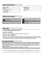 Preview for 2 page of HAMPTON BAY HARRIS KTOB-1194-HDP Use And Care Manual