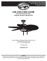 HAMPTON BAY HAVANA 48-HVA Use And Care Manual preview