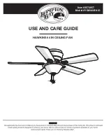 HAMPTON BAY HAWKINS YG204I-BN-D Use And Care Manual предпросмотр