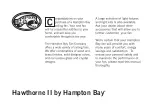 Предварительный просмотр 2 страницы HAMPTON BAY Hawthorne II Owner'S Manual