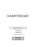 Preview for 10 page of HAMPTON BAY HAYMONT FRS80952-ST Use And Care Manual