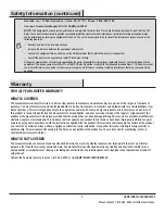 Preview for 3 page of HAMPTON BAY HB-17122-HS Use And Care Manual