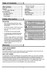 Preview for 2 page of HAMPTON BAY HB-4133-OR Use And Care Manual