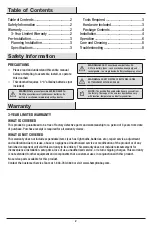 Preview for 2 page of HAMPTON BAY HB-7310-03 Use And Care Manual