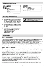 Preview for 2 page of HAMPTON BAY HB2573-07 Use And Care Manual