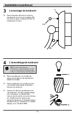 Preview for 22 page of HAMPTON BAY HB2573-07 Use And Care Manual