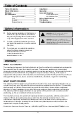 Preview for 2 page of HAMPTON BAY HB7002-05 Use And Care Manual