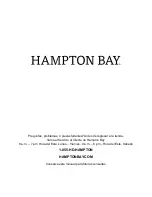 Предварительный просмотр 16 страницы HAMPTON BAY HB7094-43 Use And Care Manual