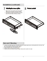 Preview for 8 page of HAMPTON BAY HD-SDUS-122 Use And Care Manual