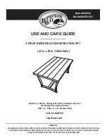 Preview for 14 page of HAMPTON BAY HD14101 Use And Care Manual