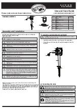 Preview for 1 page of HAMPTON BAY HD33679 Use And Care Manual