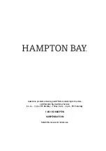 Предварительный просмотр 7 страницы HAMPTON BAY HD5887F3 Use And Care Manual