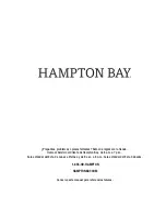 Preview for 14 page of HAMPTON BAY HD6360A Use And Care Manual