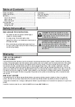 Preview for 2 page of HAMPTON BAY HD7411A Use And Care Manual