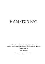 Preview for 18 page of HAMPTON BAY HD8122B Use And Care Manual